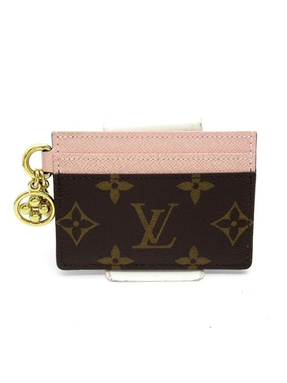 Louis Vuitton Card Holder LV Charm Monogram Brown